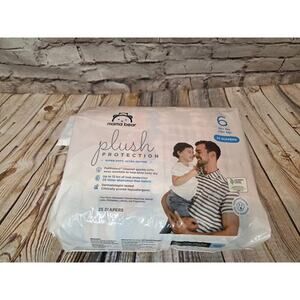 Mama Bear Plush Protection Super Soft Diapers 25 Count Size 6 35+ Pounds